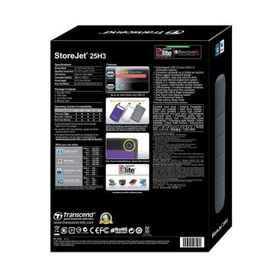 Зовнішній жорсткий диск 2.5&quot; 2TB Transcend (TS2TSJ25H3P)