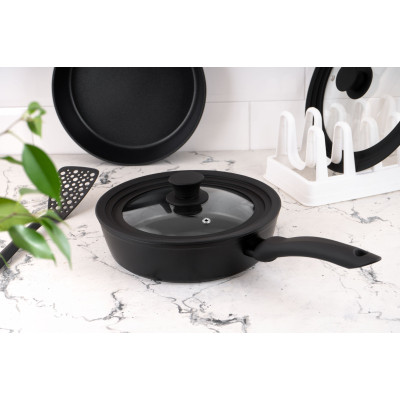 Аксесуар кухонний Ardesto Підставка для кришок, 35х15.2х11.7см, пластик, білий (AR4035L)