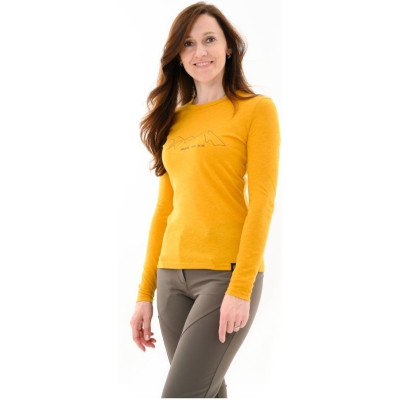 Футболка Turbat Cozy Logo 2 LS Wmn golden yellow XS (012.004.4348)