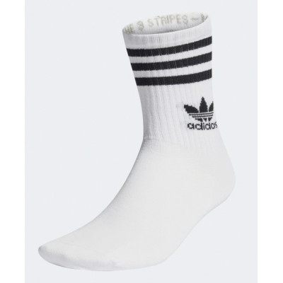 Шкарпетки Adidas Crew Sock 3str IJ0733 білий, чорний S (37-39) (4066762034659)