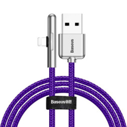 Дата кабель USB 3.1 AM to Lightning 1.0m CAL7C 1.5A 90 Purple Baseus (CAL7C-A05)