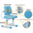 Парта зі стільцем Evo-kids BD-23 BL
