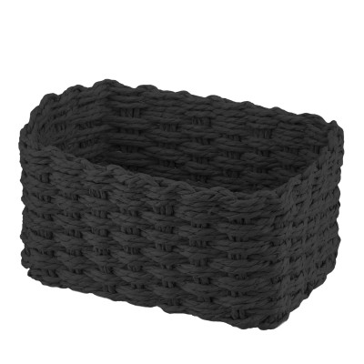 Кошик для зберігання Ardesto Prestigio Плетені Чорні 3 шт. 3.3 / 2.2 / 1.4 л (ARHC2505BL)