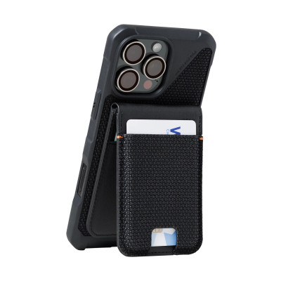 Чохол до мобільного телефона UAG Magnetic with Stand Metropolis Wallet Kevlar Black (964445113940)