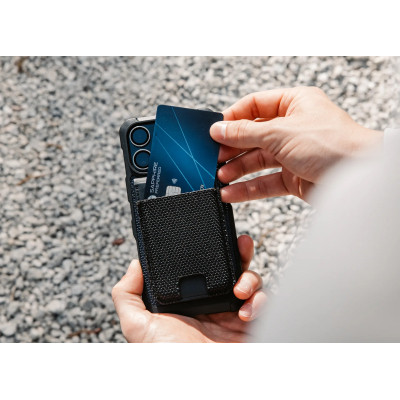 Чохол до мобільного телефона UAG Magnetic with Stand Metropolis Wallet Kevlar Black (964445113940)
