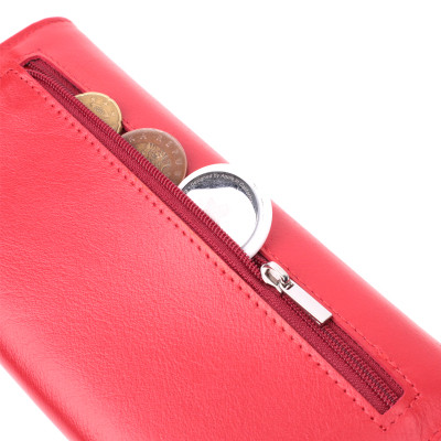 Гаманець ST Leather З натуральної шкіри Червоний (22545)