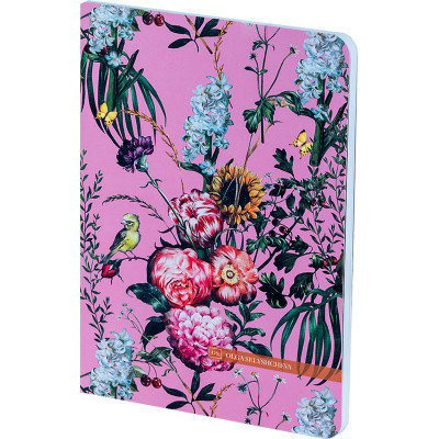 Книга записна Axent A5 Olga Selyshcheva Summer Time 80 аркушів, клітинка (8700-11-A-OS)