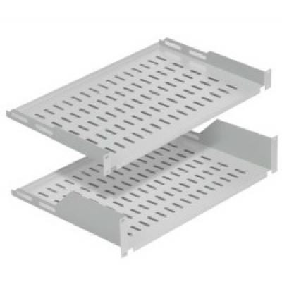 Полка 19&quot; 1U глиб. 250мм, консольна, RAL 9005 Mirsan (MR.RAK1U25.01)