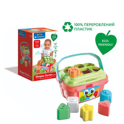 Розвиваюча іграшка Clementoni сортер Shapes Sorter Bucket (17106)