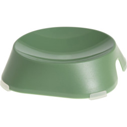 Посуд для котів Fiboo Flat Bowl миска з антиковзаючими накладками зелена (FIB0087)