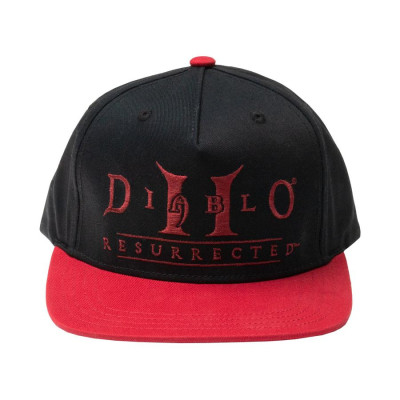 Кепка Jinx Diablo II Resurrected - Hell to Pay Snap, Black/Red (JINX-12120)