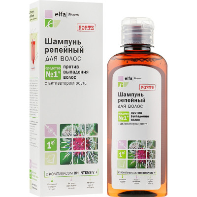 Шампунь Elfa Pharm Реп&#039;яховий Проти випадіння волосся 200 мл (5901845500227)