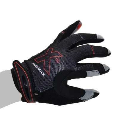 Рукавички для фітнесу MadMax MXG-103 X Gloves Black/Grey XXL (MXG-103-BLK_XXL)