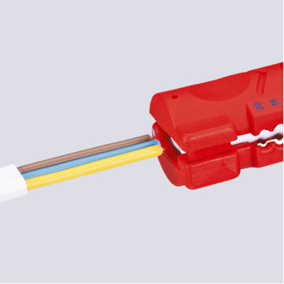 Знімач ізоляції KNIPEX для плоского та круглого кабелю (16 64 125 SB)