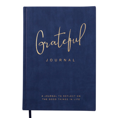 Книга записна Buromax GRATEFUL А5 96 аркушів крапка, синій (BM.295319-02)