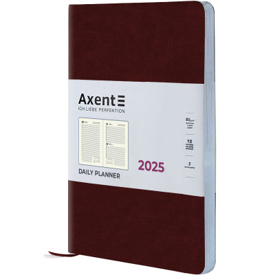 Тижневик Axent датований 2025 Partner City Soft 145х210 мм, коричневий (8821-25-05-A)