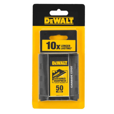 Лезо DeWALT Carbide, трапецеподібна, довжина 62 мм, висота 19 мм, 50 шт. (DWHT8-11131)