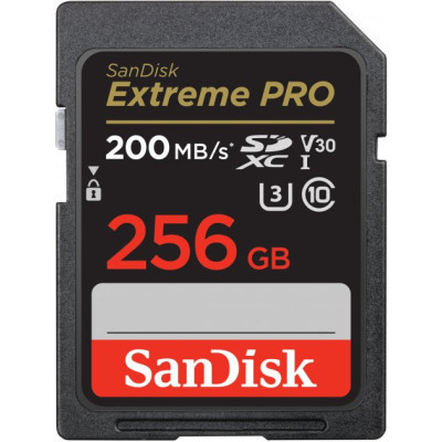 Карта пам&#039;яті SanDisk 256GB SD class 10 UHS-I U3 V30 Extreme PRO (SDSDXXD-256G-GN4IN)