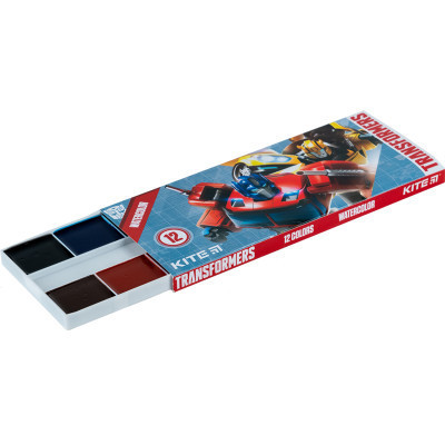 Акварельні фарби Kite Transformers, 12 кольорів (TF23-041)