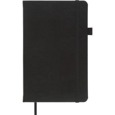 Книга записна Buromax Etalon 125x195 мм 96 листів без лінівки обкладинка зі штучної шкіри Чорна (BM.291060-01)