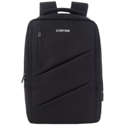 Рюкзак для ноутбука Canyon 15.6&quot; BPE-5 Urban, USB, 12-18L, Black (CNS-BPE5B1)