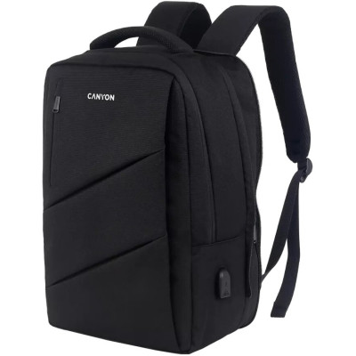 Рюкзак для ноутбука Canyon 15.6&quot; BPE-5 Urban, USB, 12-18L, Black (CNS-BPE5B1)