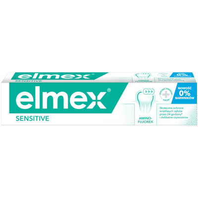 Зубна паста Elmex Sensitive з амінофторидом 75 мл (4007965560200)