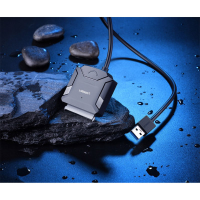 Перехідник USB 3.0 Type-А to SATA III (F) CR108 Ugreen (20611)