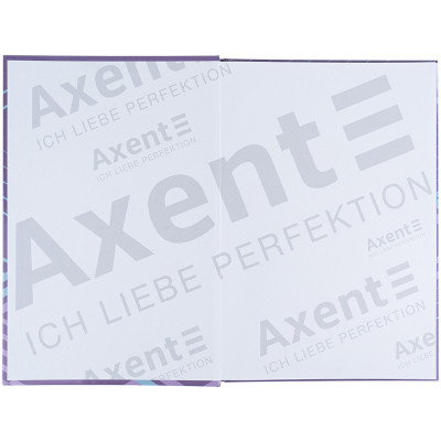 Книга записна Axent Lines А4, 96 аркушів, клітинка, бузкова (8422-583-A)