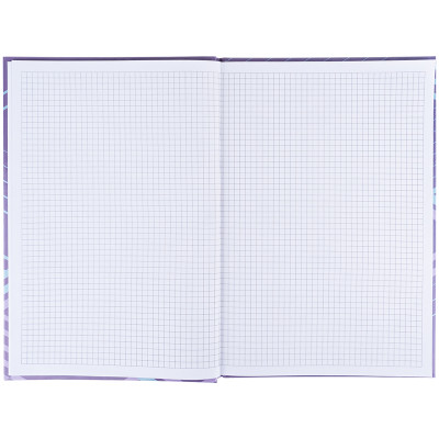 Книга записна Axent Lines А4, 96 аркушів, клітинка, бузкова (8422-583-A)
