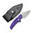 Ніж Civivi Typhoeus Fixed Blade Stonewash Purple G10 (C21036-2)