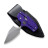Ніж Civivi Typhoeus Fixed Blade Stonewash Purple G10 (C21036-2)
