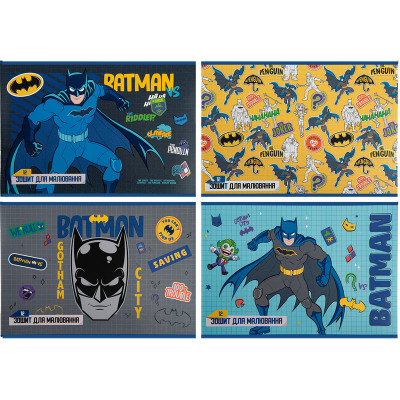 Альбом для малювання Kite DC Comics, 12 аркушів (DC23-241)