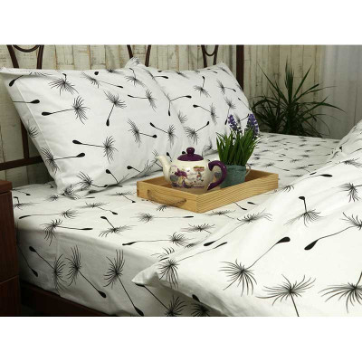 Підковдра Руно бязь Fly White 205х225 см (67.114Б_Fly white)