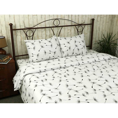 Підковдра Руно бязь Fly White 205х225 см (67.114Б_Fly white)