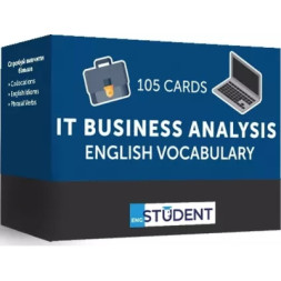 Навчальний набір English Student Картки для вивчення англійської мови IT Business Analysis, українська (591225981)