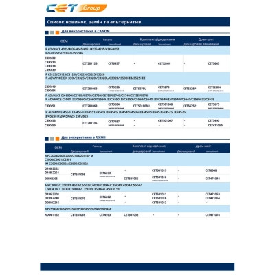 Лезо очищення Kyocera Mita ECOSYS P2235dn, DK1150, 200K, two-layer CET (CET281064)