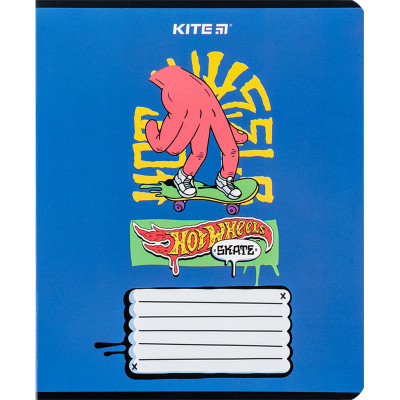 Зошит Kite Hot Wheels 18 аркушів, лінія (HW24-237)