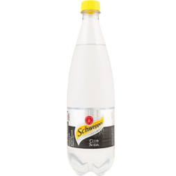 Напій Schweppes Club Soda Безалкогольний сильногазований 750 мл (5449000323828)