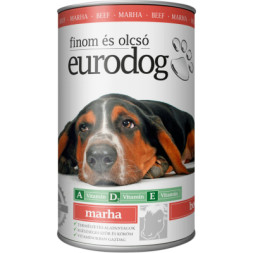 Консерви для собак EuroDog Beef 1.24 кг (5999886848002)