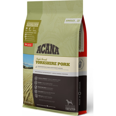 Сухий корм для собак ACANA Yorkshire Pork 6 кг (0064992572600)
