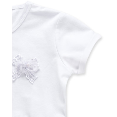 Плаття дитяче Breeze зі спідницею в смужку (8753-92G-white)