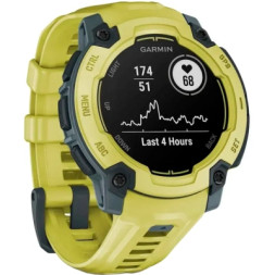 Смарт-годинник Garmin Instinct E, 45 mm, ElectricLimeBezel w/ ElectricLimeBand, GPS смарт-годинник (010-02933-01)
