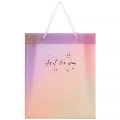 Подарунковий пакет Axent пластиковий Just for you-3, 32х27 см (8504-39-A)