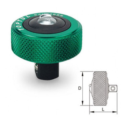 Тріскачка Toptul міні дискова 1/4&quot; 52 зубці (CAUB0826)