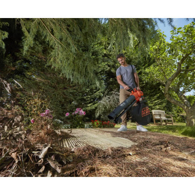 Пилосос садовий Black&amp;Decker 36V, 2.5Ah, 270 км/год (BCBLV3625L1)