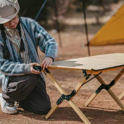 Туристичний стіл Naturehike CNK2300JU010 розмір M алюміній бежевий (6976023926945)