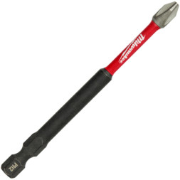 Біта для шуруповерта Milwaukee SHOCKWAVE, PH2, 90мм 1шт (4932430856)