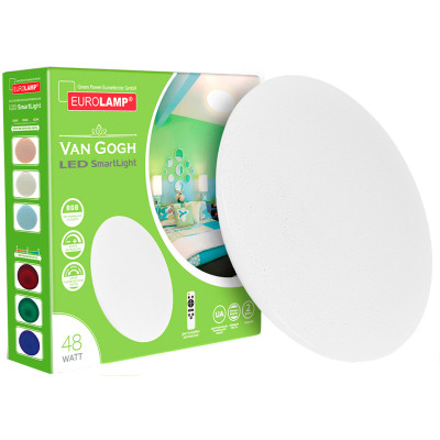 Світильник Eurolamp Van Gogh 48W 3000K 6500К RGB (LED-SL-48W-N17(RGB))
