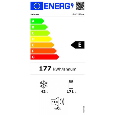 Холодильник HEINNER FRIGIDER CU DOUA USI HEINNER HF-V212E++ (HF-V212E++)